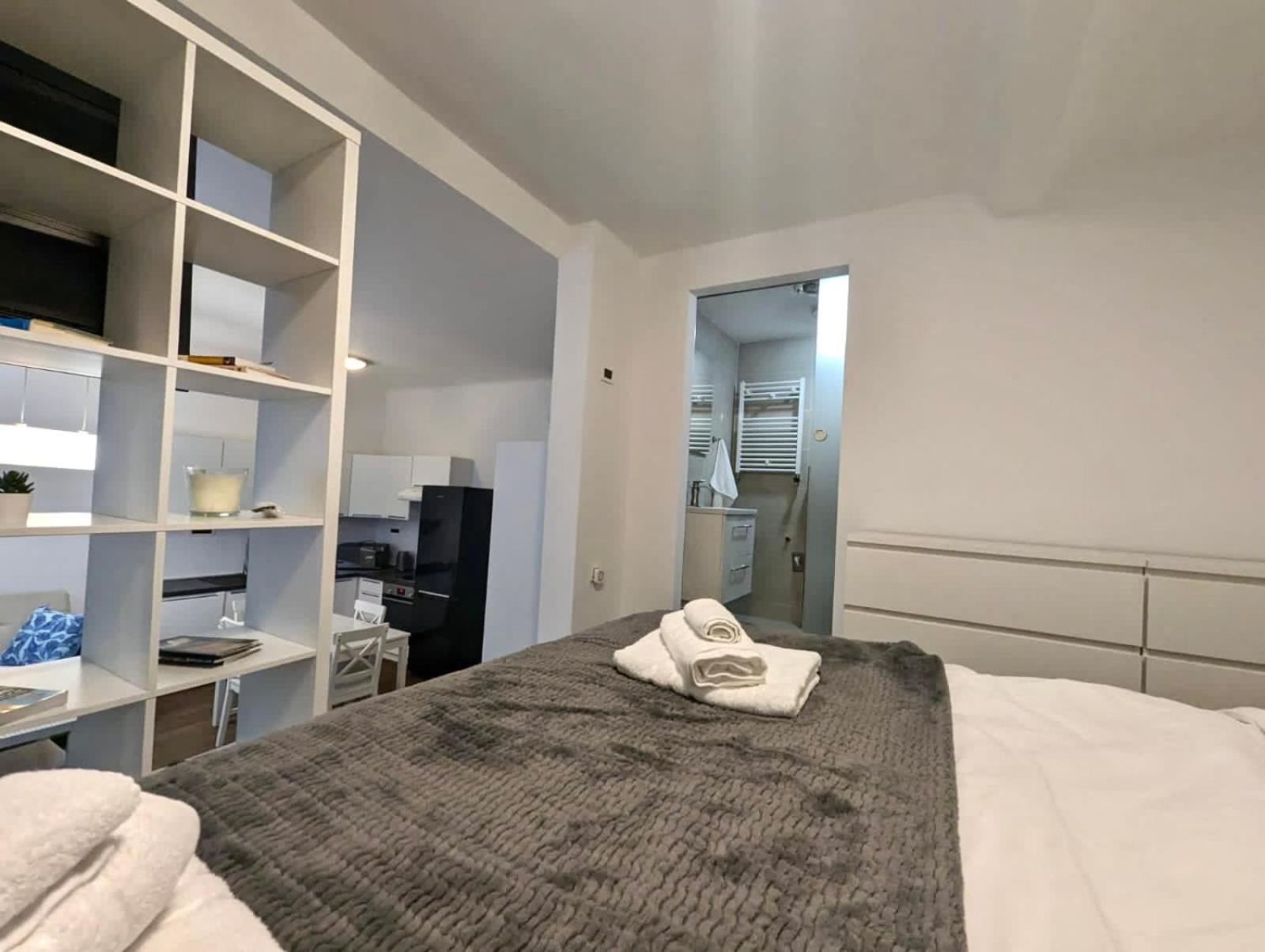 Fantabulous Downtown Abode W King Bed, 65" Tv, Washer And Tumble Dryer Zagreb Luaran gambar